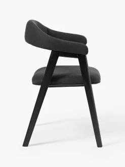 Westwing Collection Silla con reposabrazos tapizada Nik