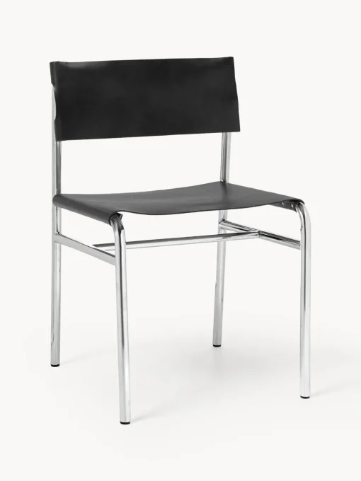 Westwing Collection Silla de cuero Jordan