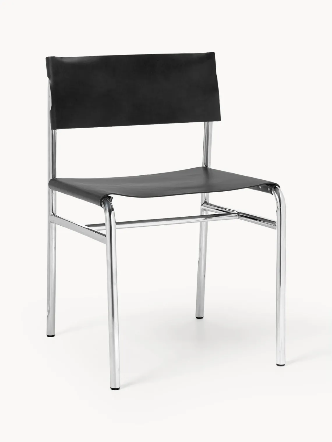Westwing Collection Silla de cuero Jordan