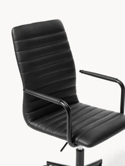 Silla de escritorio de cuero sintético Winslow, ajustable en altura^ Sillas De Escritorio|Sillas De Escritorio