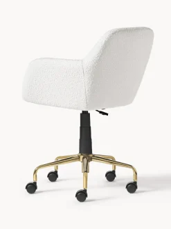 Westwing Collection Silla de escritorio en tejido bouclé Lucie^ Sillas De Escritorio|Sillas De Escritorio