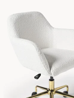Westwing Collection Silla de escritorio en tejido bouclé Lucie^ Sillas De Escritorio|Sillas De Escritorio