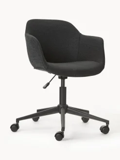 Westwing Collection Silla de escritorio tapizada con asiento estrecho Fiji^ Sillas De Escritorio|Sillas De Escritorio
