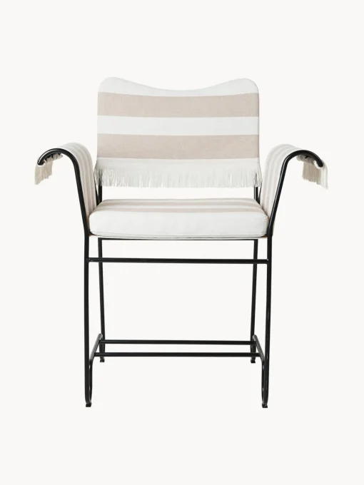 GUBI Silla de jardín con flecos Tropique
