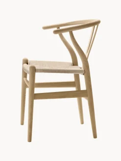 Carl Hansen & Søn Silla de madera con asiento tejido a mano CH24 Wishbone Chair^ Sillas De Madera|Sillas