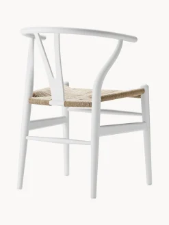 Carl Hansen & Søn Silla de madera con asiento tejido a mano CH24^ Sillas