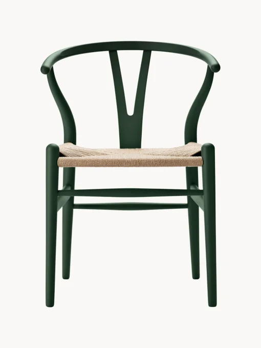 Carl Hansen & Søn Silla de madera con asiento tejido a mano CH23^ Sillas