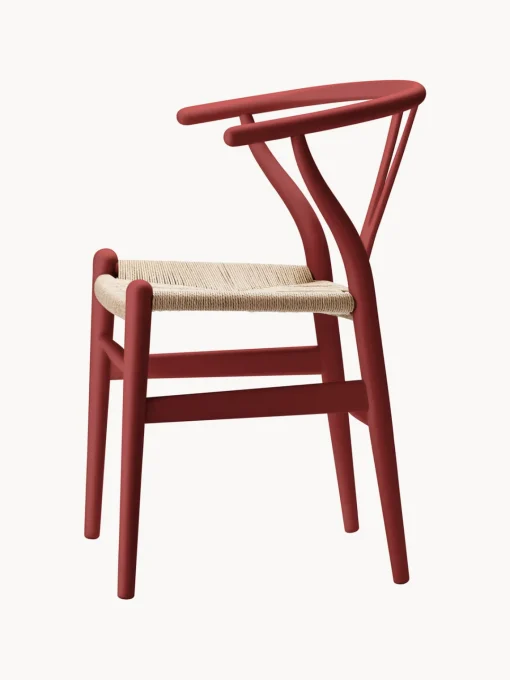 Carl Hansen & Søn Silla de madera con asiento de tejido Ch24 Wishbone Chair^ Sillas De Madera|Sillas