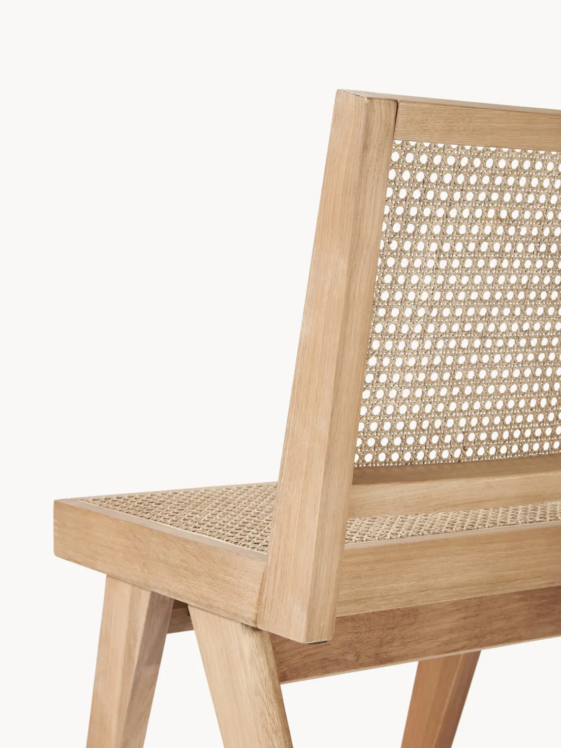 Westwing Collection Silla de madera con tejido vienés Sissi