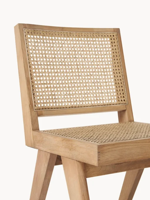 Westwing Collection Silla de madera con tejido vienés Sissi