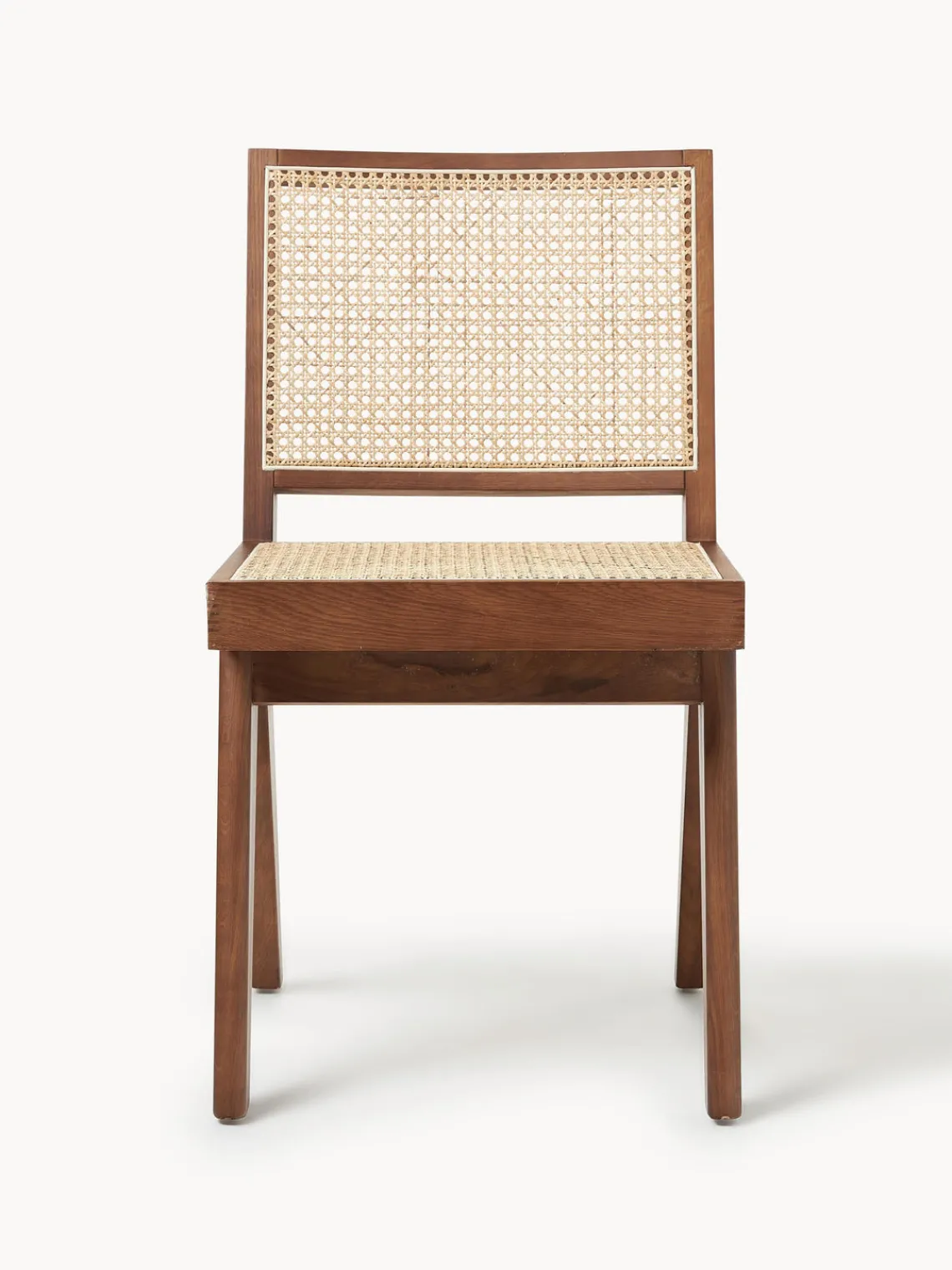 Westwing Collection Silla de madera con tejido vienés Sissi