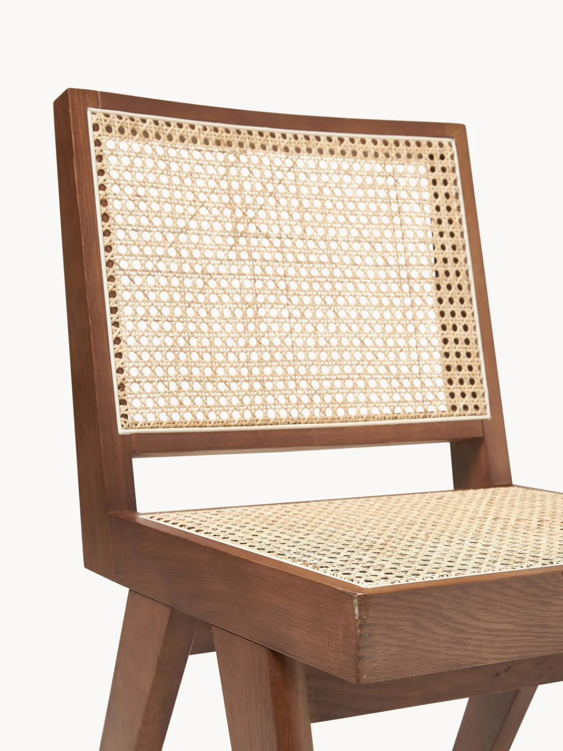 Westwing Collection Silla de madera con tejido vienés Sissi