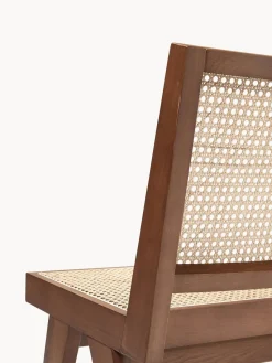 Westwing Collection Silla de madera con tejido vienés Sissi