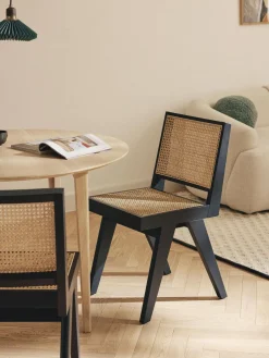 Westwing Collection Silla de madera con tejido vienés Sissi