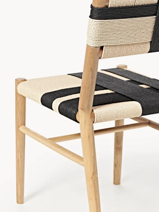 Westwing Collection Silla de madera de fresno Mani