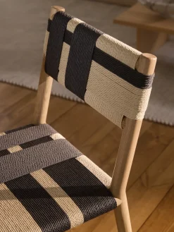 Westwing Collection Silla de madera de fresno Mani