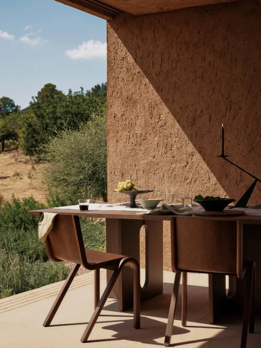 Audo Copenhagen Silla de madera de roble Ready Dining