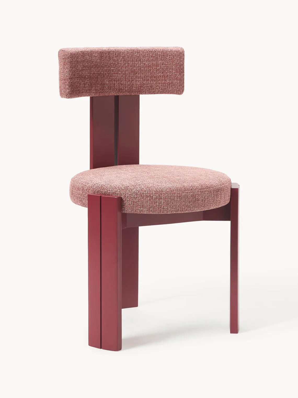 Westwing Collection Silla de madera tapizada Katya