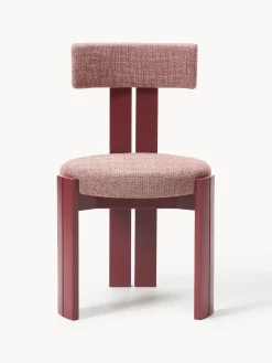 Westwing Collection Silla de madera tapizada Katya