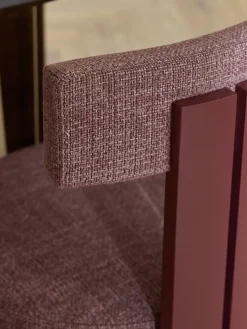 Westwing Collection Silla de madera tapizada Katya