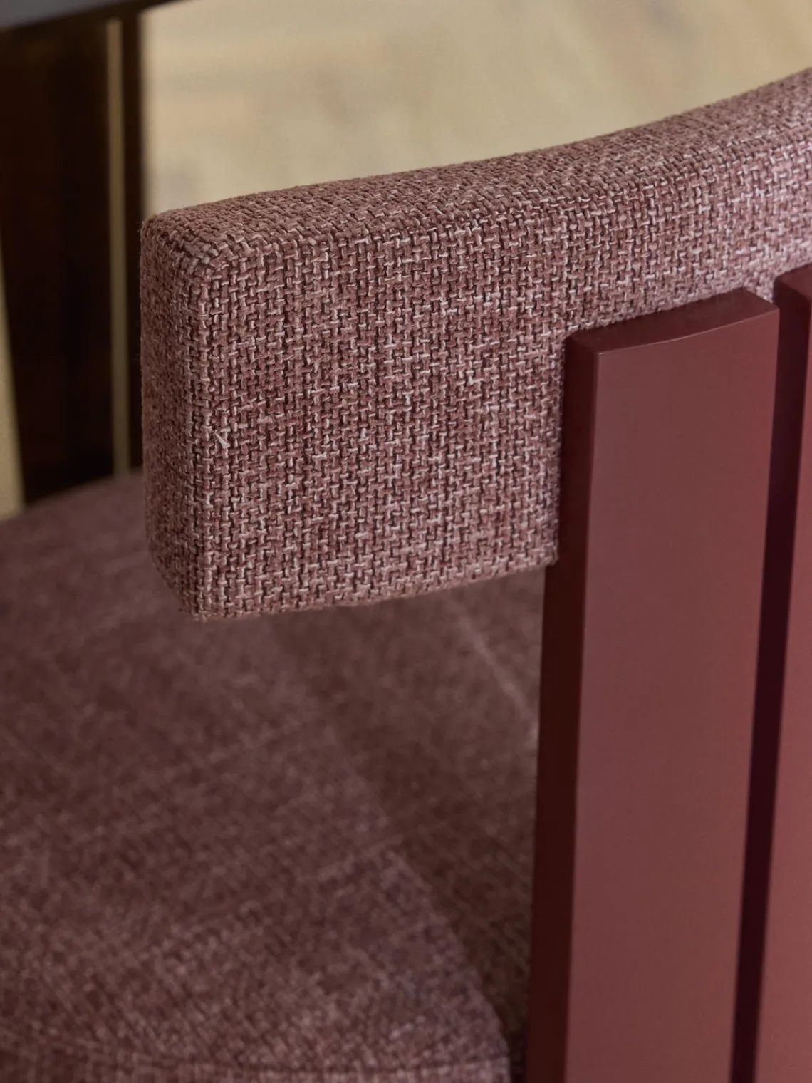 Westwing Collection Silla de madera tapizada Katya