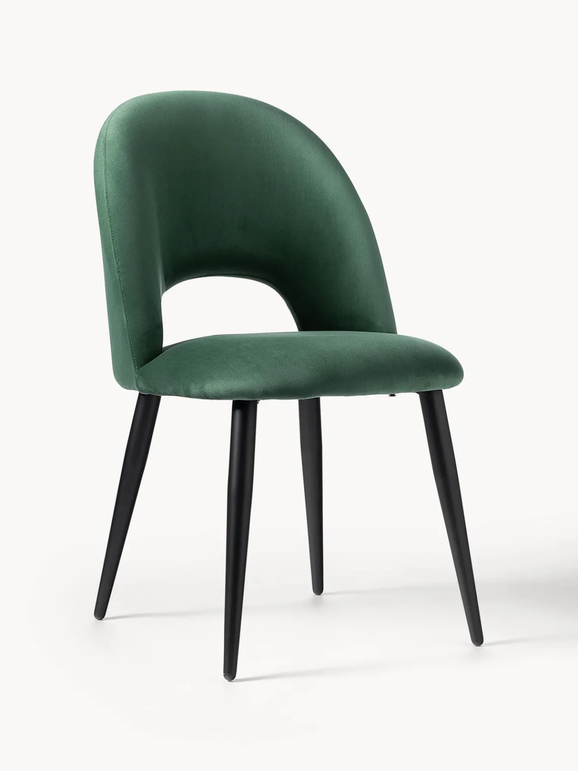 Westwing Collection Silla de terciopelo Rachel