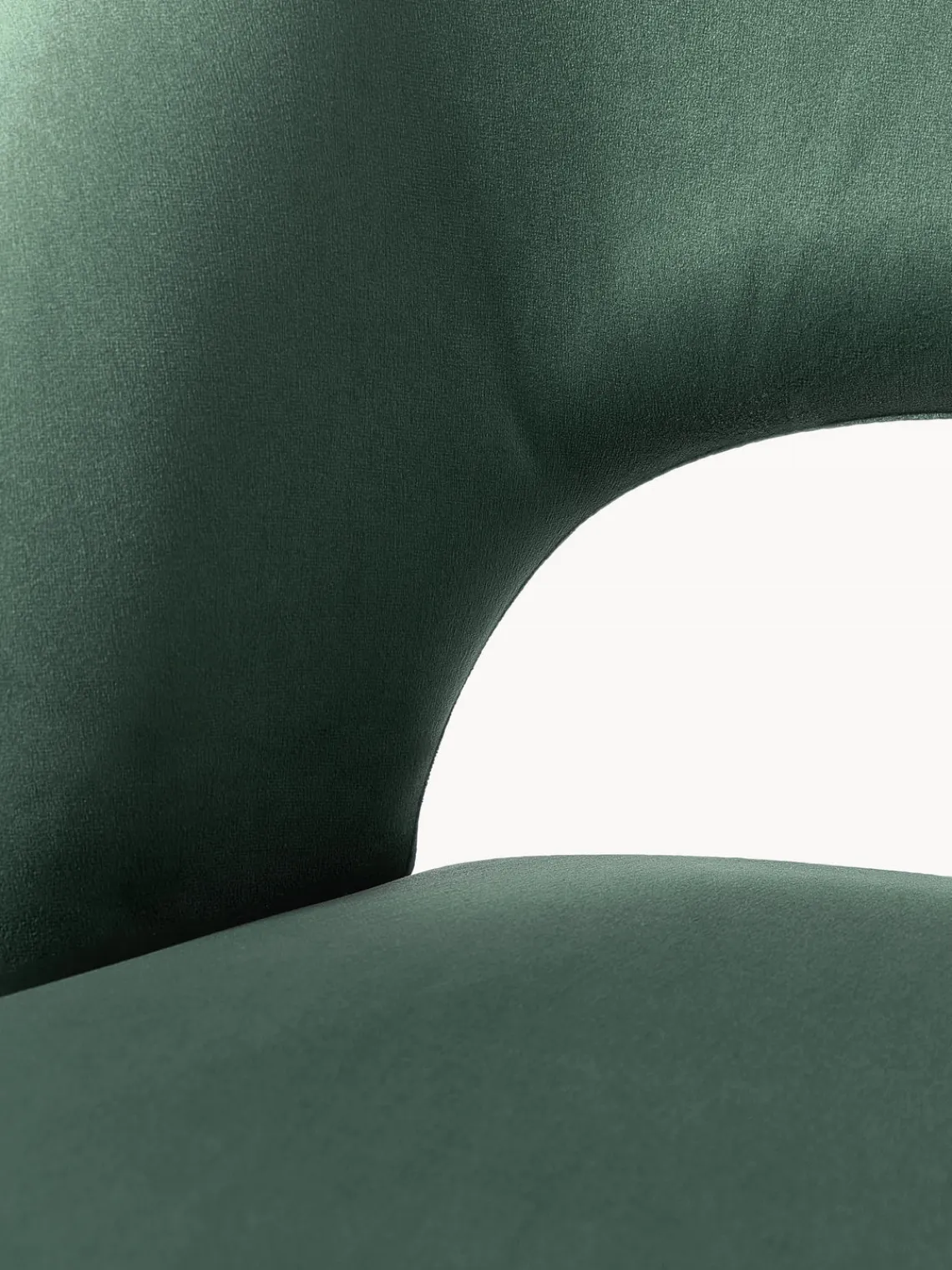 Westwing Collection Silla de terciopelo Rachel