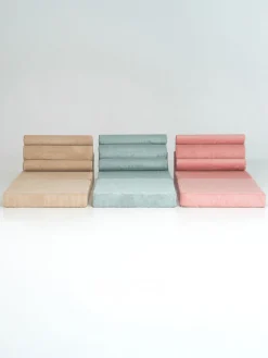Wigiwama Silla infantil plegable artesanal de pana Flipster^Niños Puf Infantiles