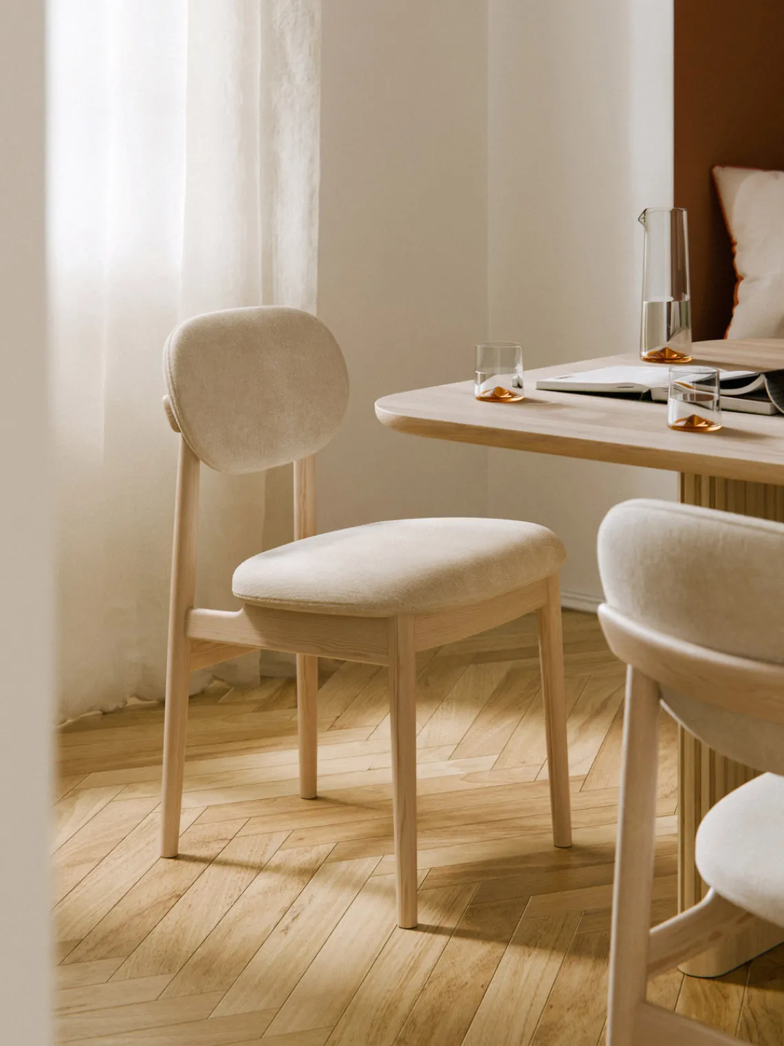 Westwing Collection Silla tapizada Ash^ Sillas