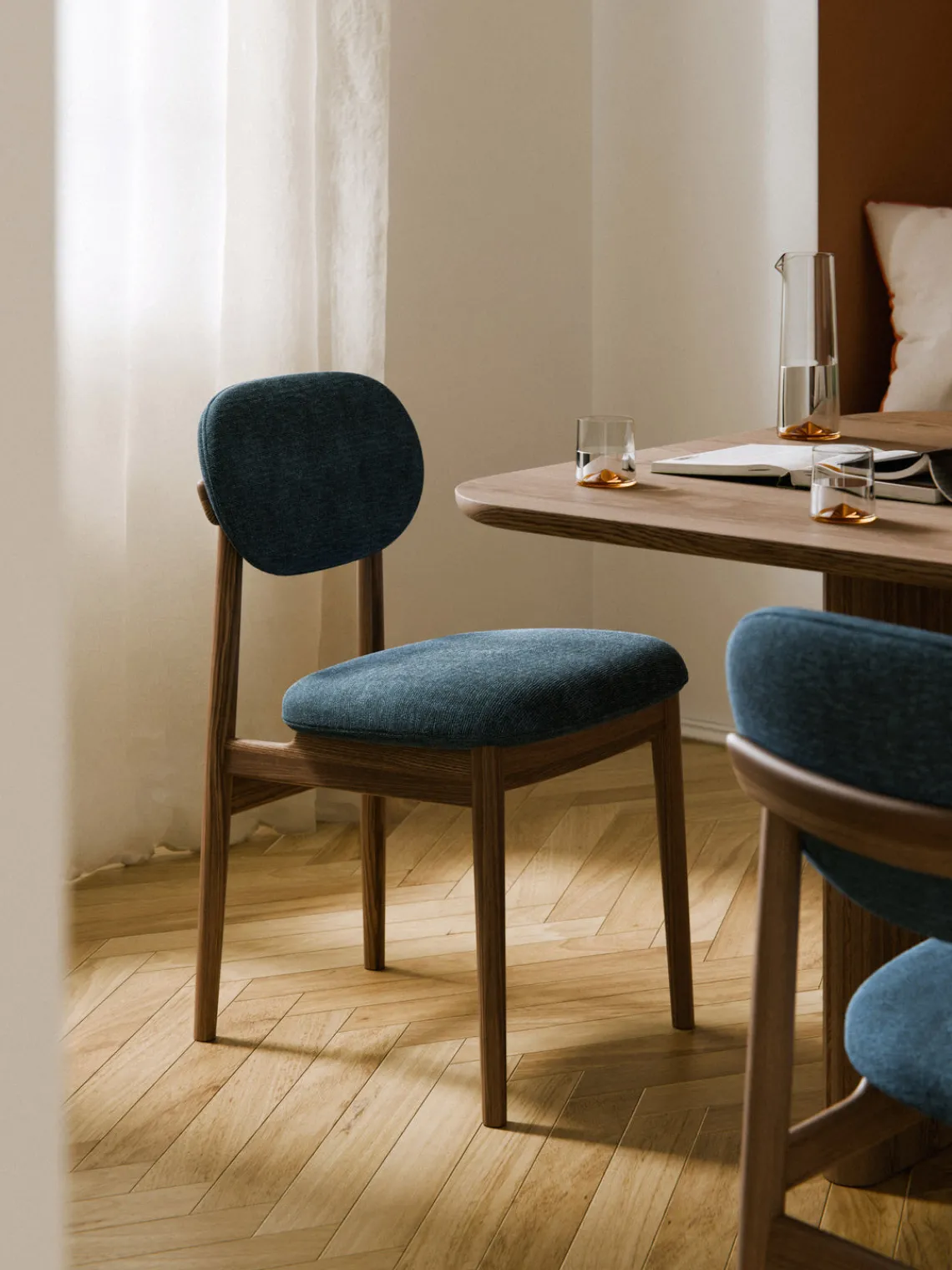 Westwing Collection Silla tapizada Ash^ Sillas