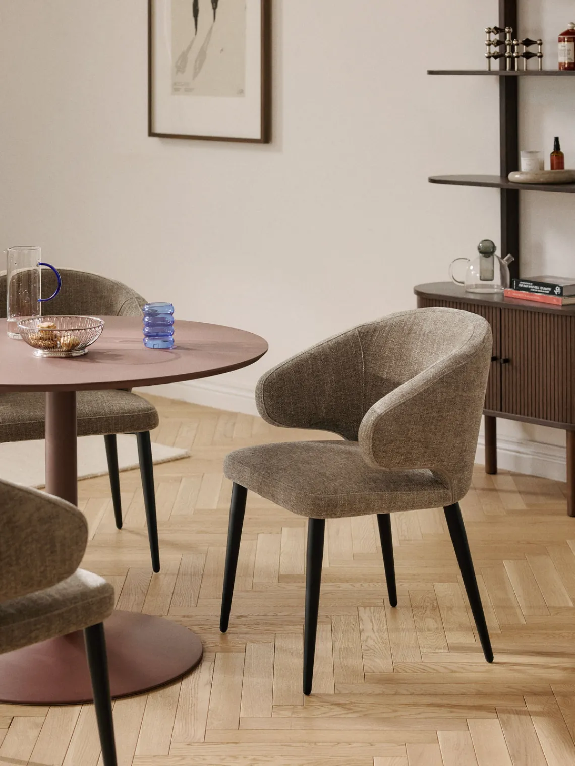 Westwing Collection Silla tapizada Celia^ Sillas Con Reposabrazos|Sillas