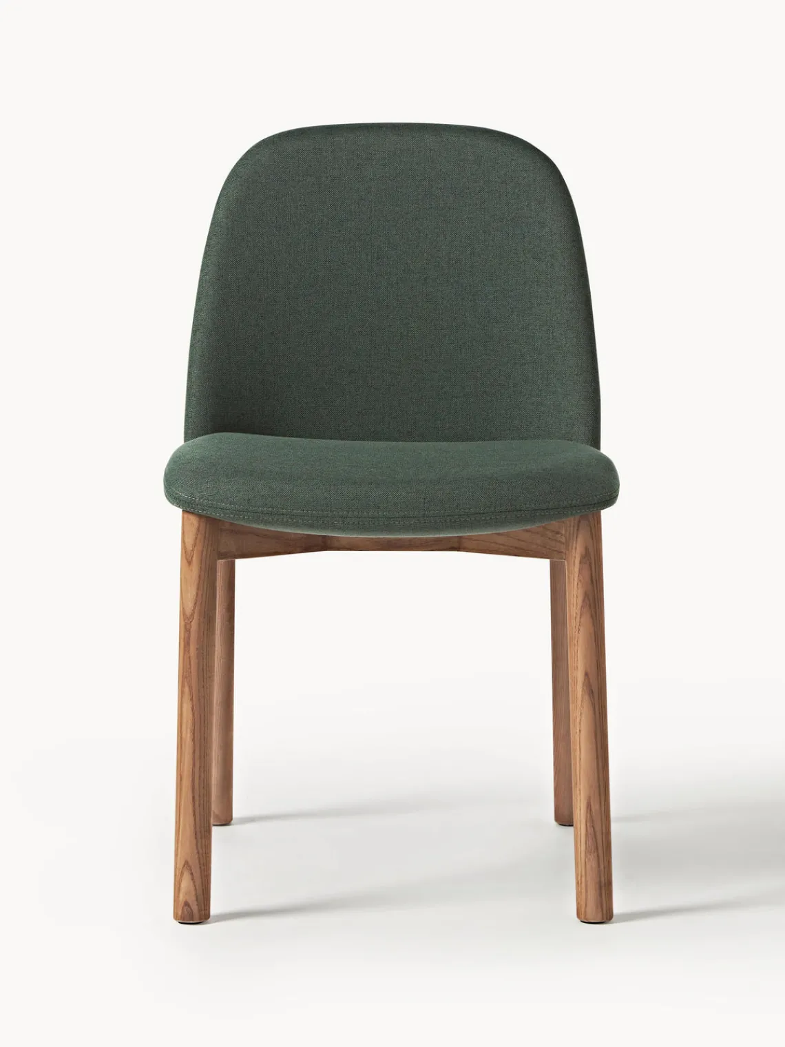 Westwing Collection Silla tapizada de madera de fresno Julie