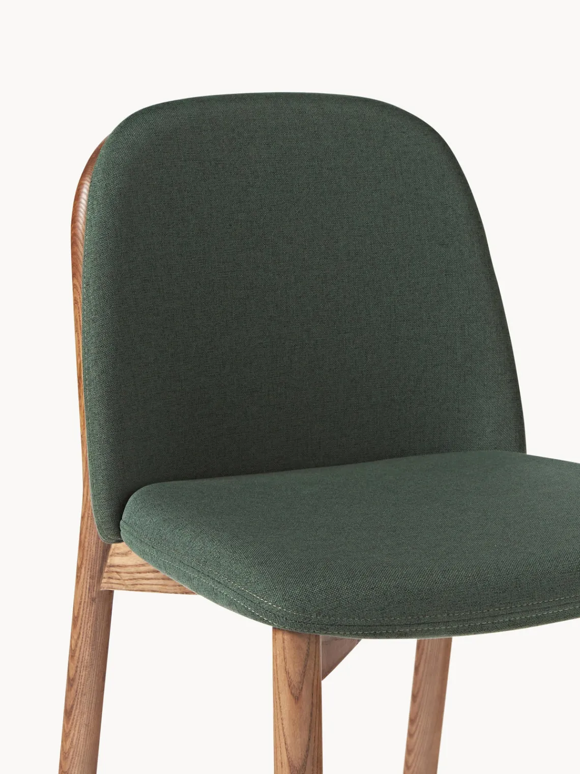 Westwing Collection Silla tapizada de madera de fresno Julie