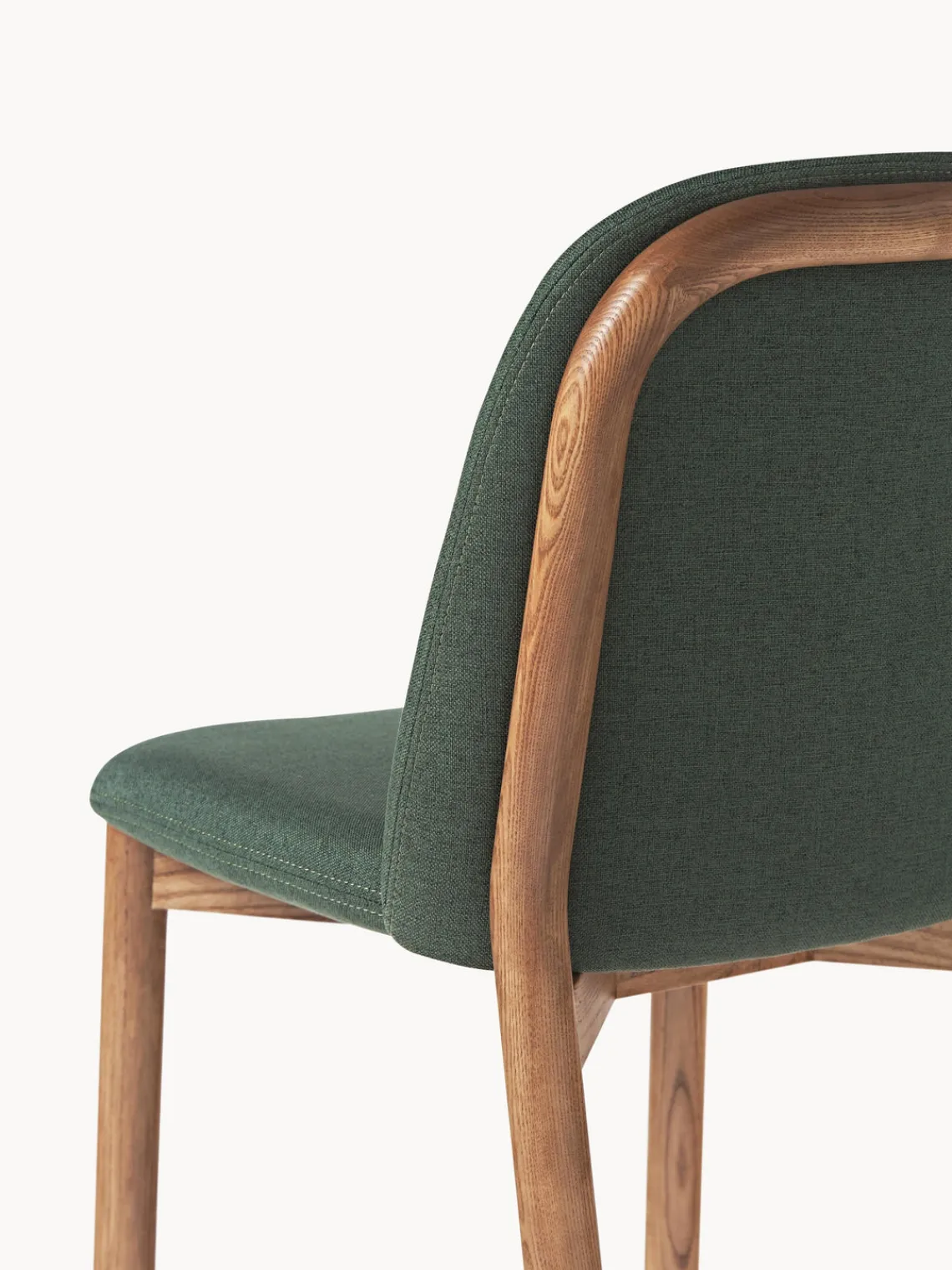 Westwing Collection Silla tapizada de madera de fresno Julie