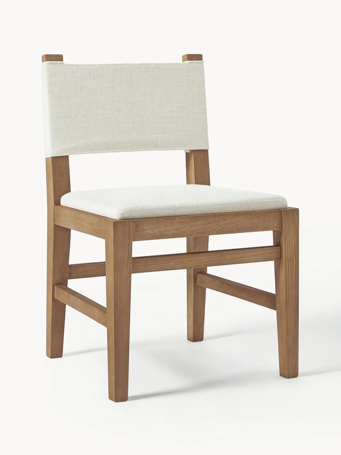 Westwing Collection Silla tapizada de madera Liano