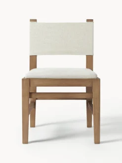 Westwing Collection Silla tapizada de madera Liano