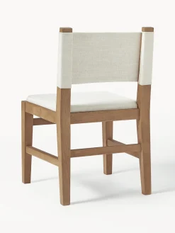 Westwing Collection Silla tapizada de madera Liano