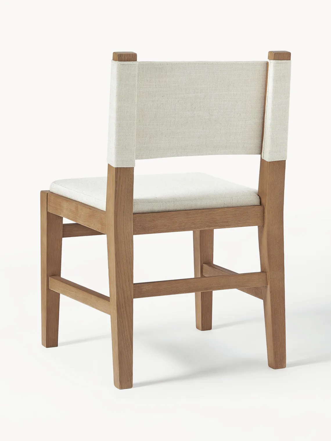 Westwing Collection Silla tapizada de madera Liano