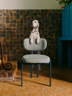 Westwing Collection Silla tapizada de pana Adrien^ Sillas