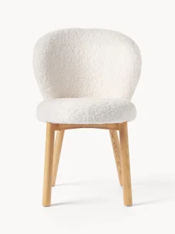 Westwing Collection Silla tapizada en borreguillo Serena^ Sillas