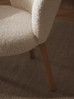 Westwing Collection Silla tapizada en borreguillo Serena^ Sillas