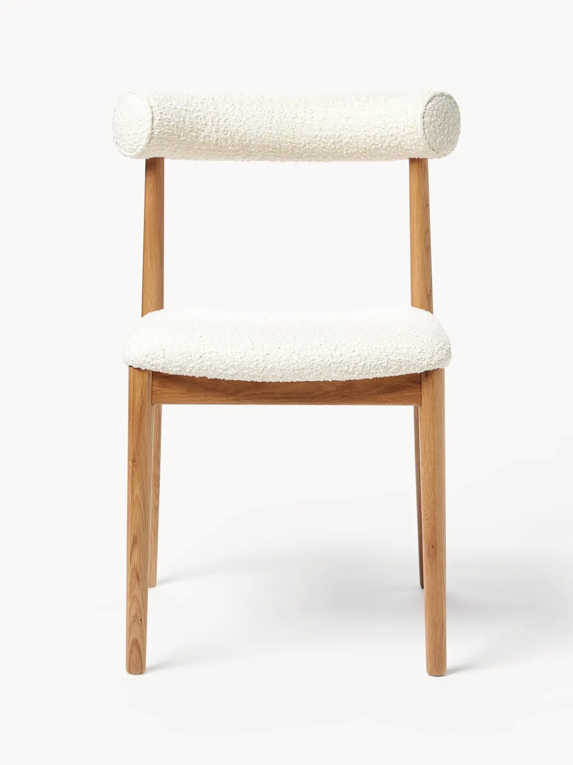 Westwing Collection Silla tapizada en tejido bouclé Diego