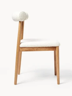 Westwing Collection Silla tapizada en tejido bouclé Diego