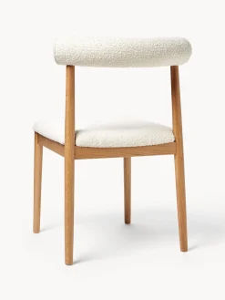 Westwing Collection Silla tapizada en tejido bouclé Diego