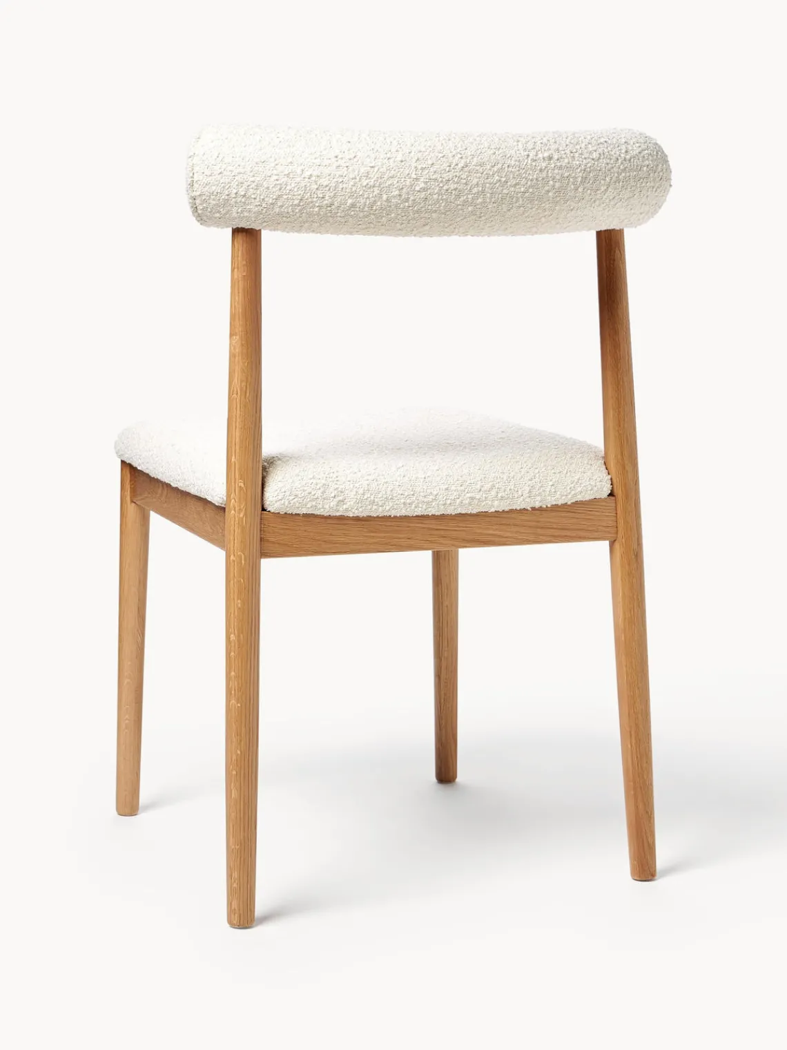 Westwing Collection Silla tapizada en tejido bouclé Diego