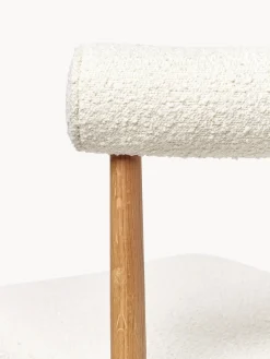 Westwing Collection Silla tapizada en tejido bouclé Diego