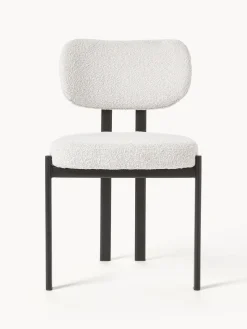 Westwing Collection Silla tapizada en tejido bouclé Adrien