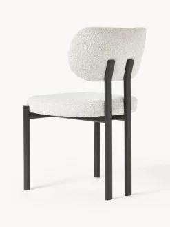 Westwing Collection Silla tapizada en tejido bouclé Adrien