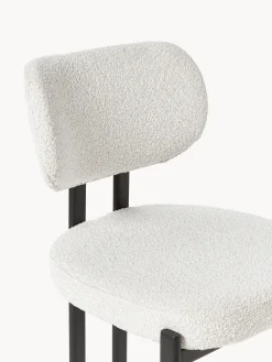 Westwing Collection Silla tapizada en tejido bouclé Adrien