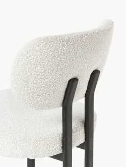 Westwing Collection Silla tapizada en tejido bouclé Adrien